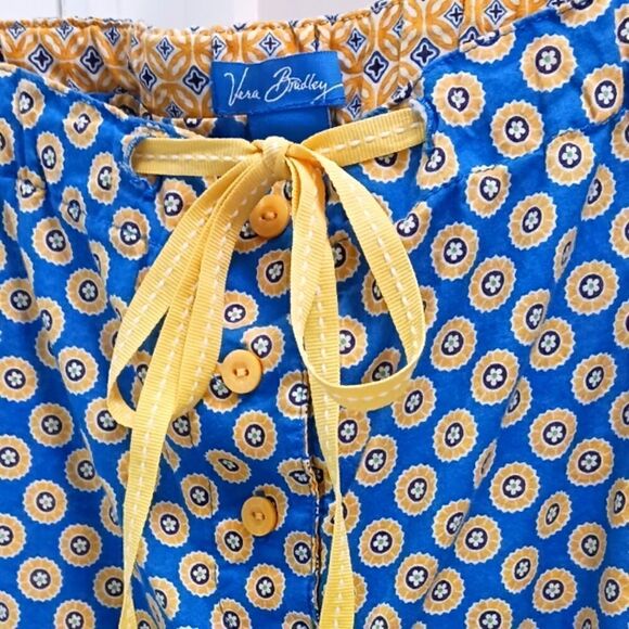 Vera Bradley Sleep Pants Floral Cotton Sz Small - Picture 10 of 10
